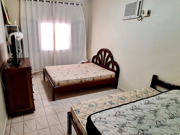 Casa para 6 com 2 quartos, Guaraú/Peruíbe